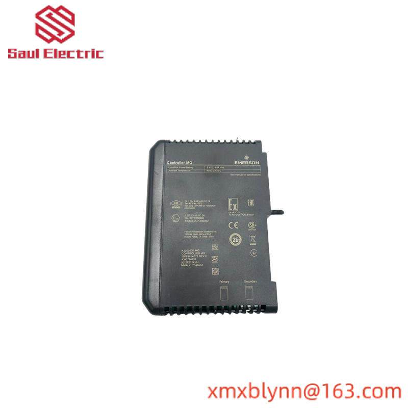 Emerson VE3008 KJ2005X1-MQ1 12P6381X052 MQ Controller