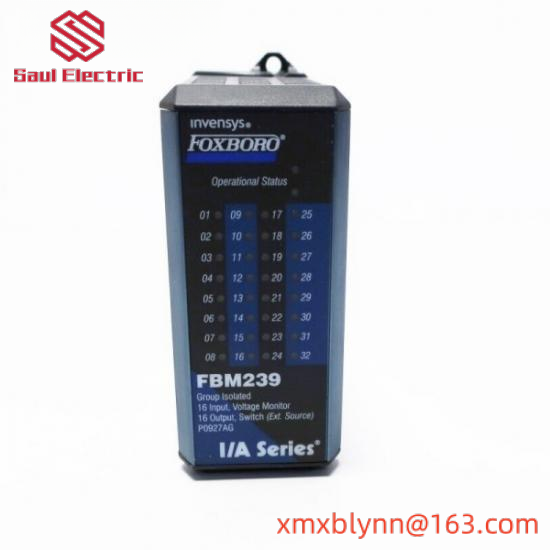 FOXBORO FBM239 P0927AG PROCESS CONTROL VOLTAGE MONITOR 16IN/OUT