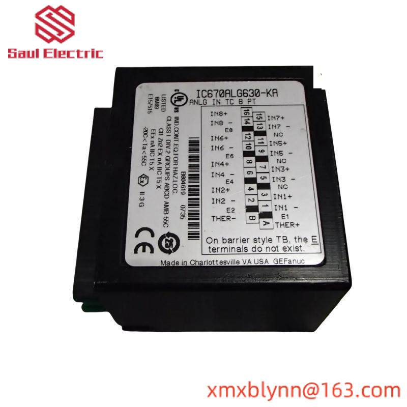 GE Fanuc IC670ALG630 Analog Input PLC Module