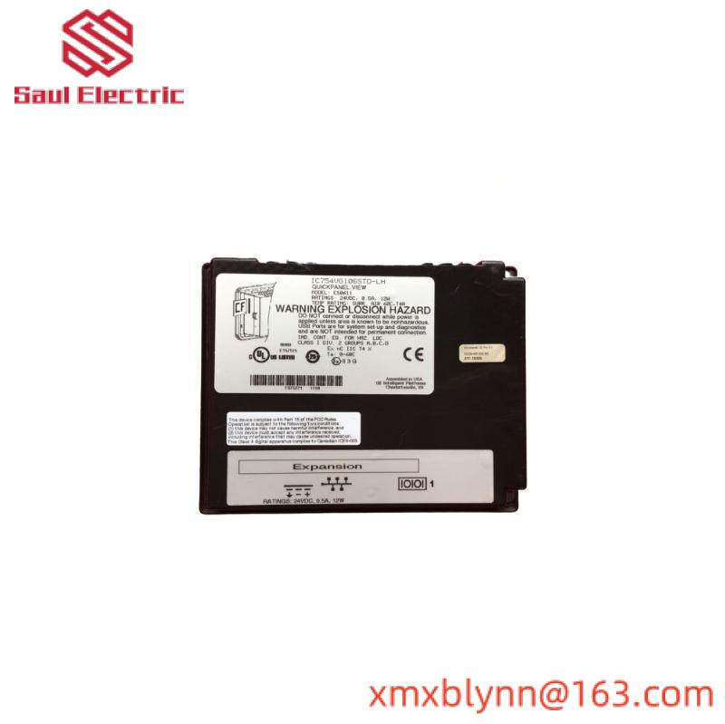 GE IC754VGI06STD OPERATOR INTERFACE