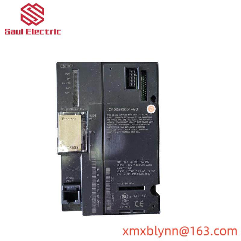 GE IC200EBI001 Ethernet Network Interface Unit