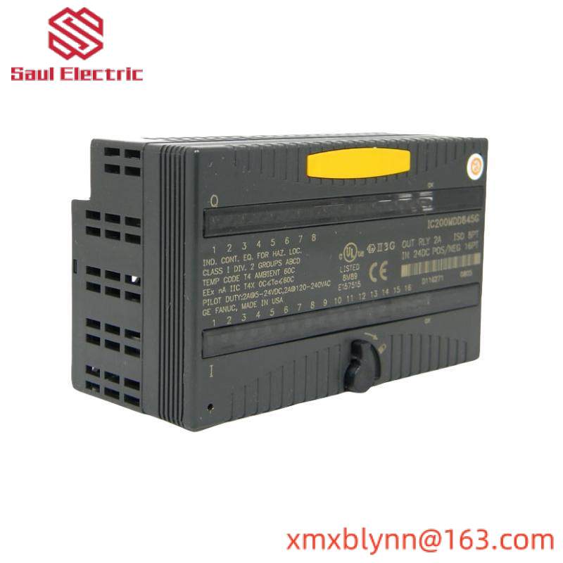 GE Fanuc IC200MDD845 Mixed I/O module