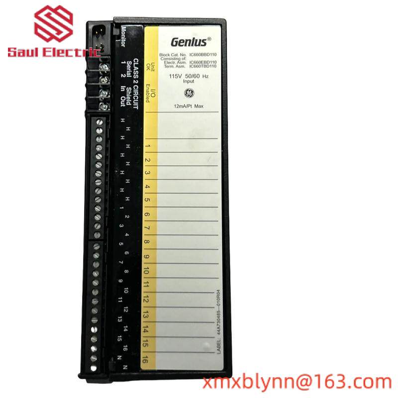 GE IC660BBD110 Discrete input block