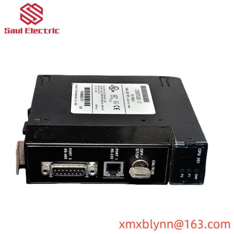 GE IC693CPU351 CPU module with a single slot