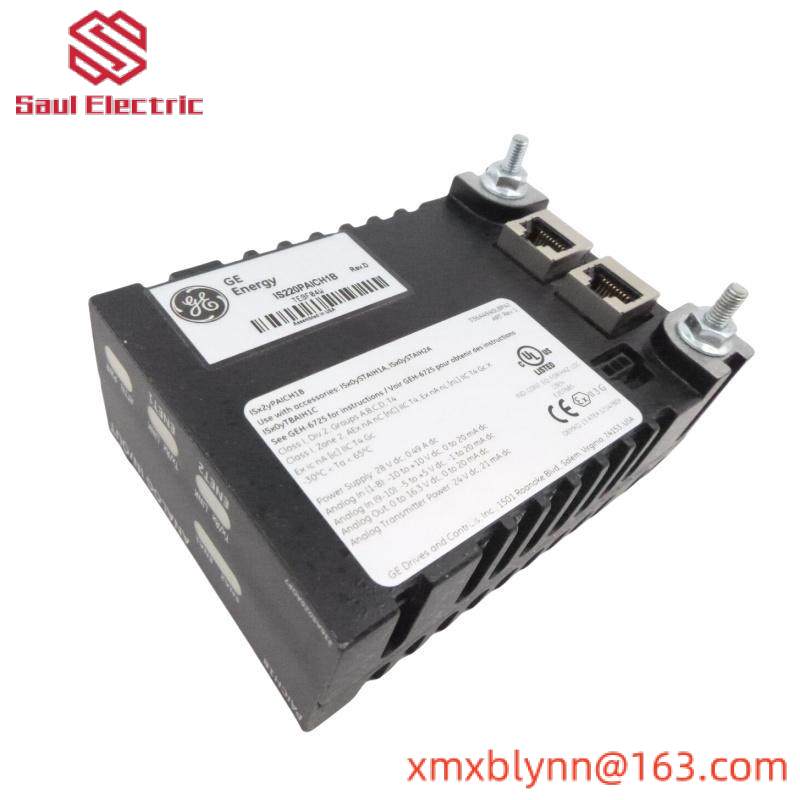 GE IS220PAICH1B 10 analog input and 2 analog outputs