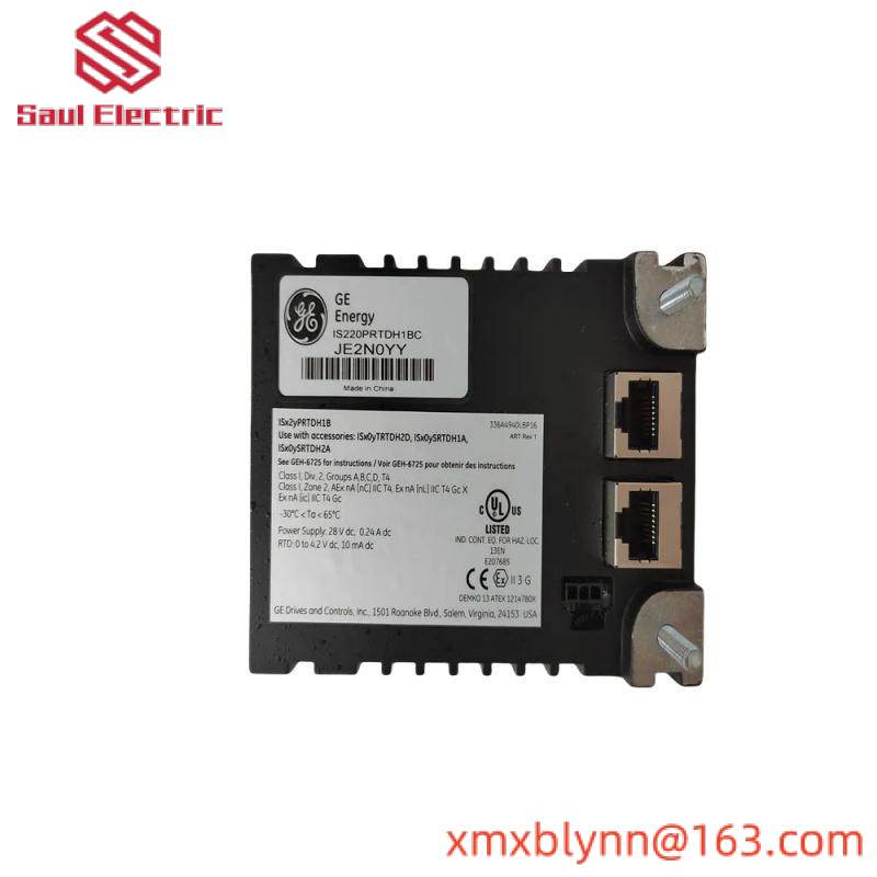 GE IS220PRTDH1B RTD I/O module