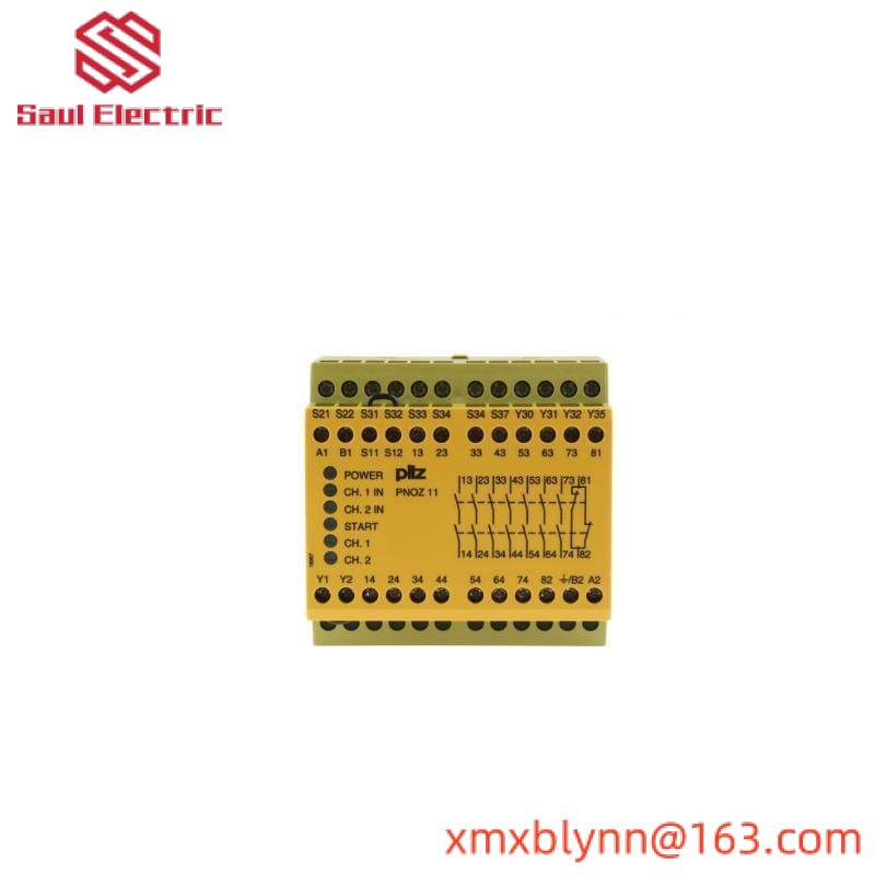 PILZ PNOZ 11 Series Dual-Channel Safety Switch/Interlock Safety Relay