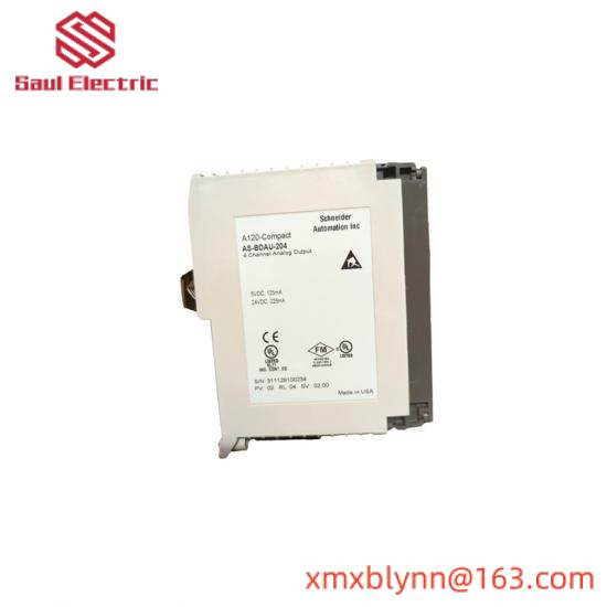 Schneider AS-BDAU-204 4 CHAN ANALOG OUTPUT