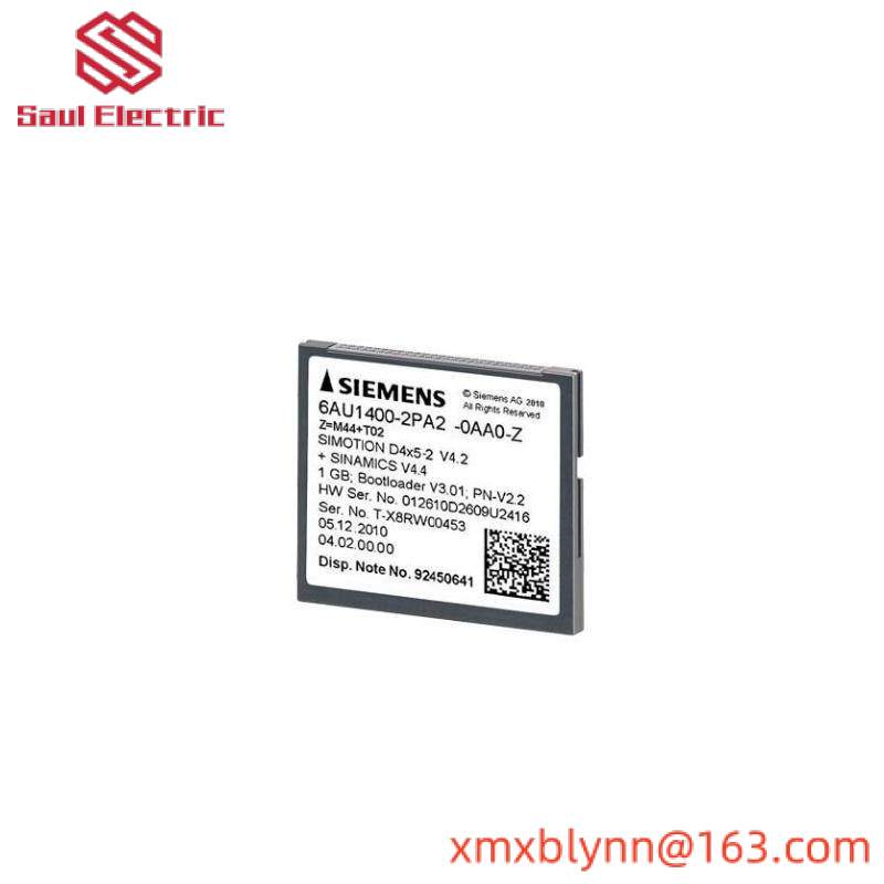 SIEMENS 6AU1400-2PA02-0AA0 1 GB Compact Flash Card