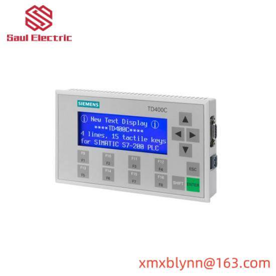 SIEMENS 6AV6 640-0AA00-0AX0 TD400C text display