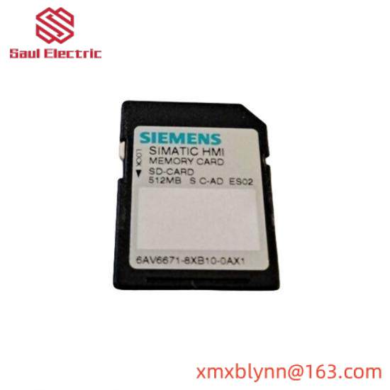 Siemens 6AV6 671-8XB10-0AX1 SIMATIC SD memory card