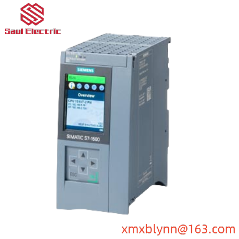 SIEMENS 6ES7515-2TN03-0AB0 central processing unit with 1.5 MB work memory.