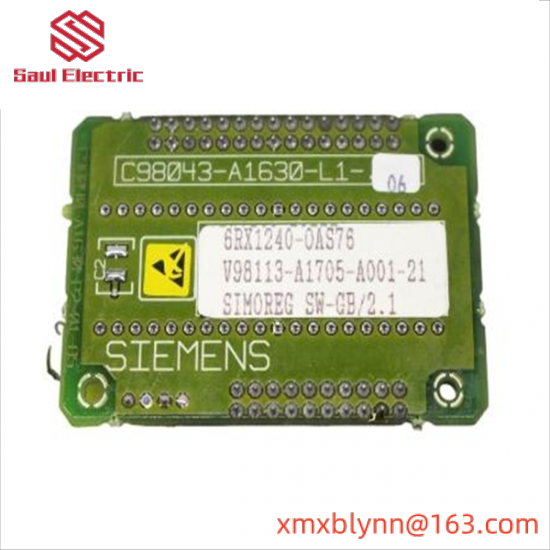 Siemens 6RX1240-0AS76 SOFTWARE MODULE