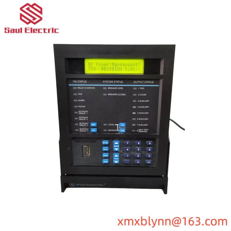 GE SR750-P5-G5-S5-HI-A20-R FEEDER MANAGEMENT RELAY