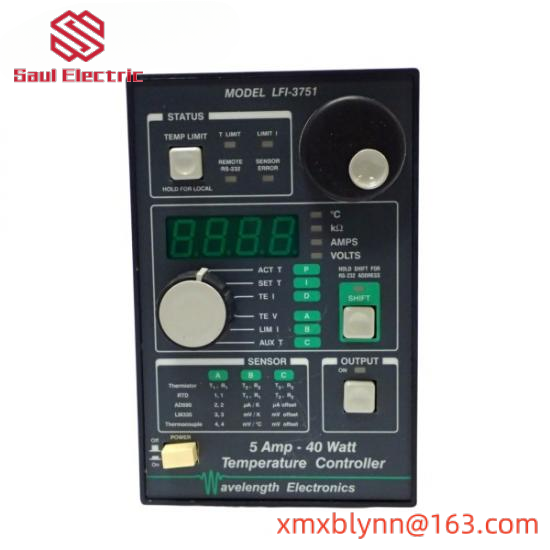 WAVELENGTH ELECTRONICS LFI-3751 TEMPERATURE CONTROLLER
