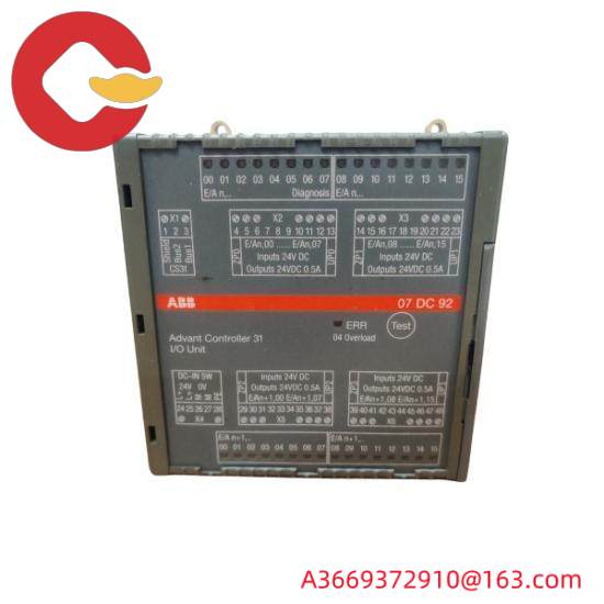 07DC92 GJR5252200R0101  Digital I/O Module  ABB