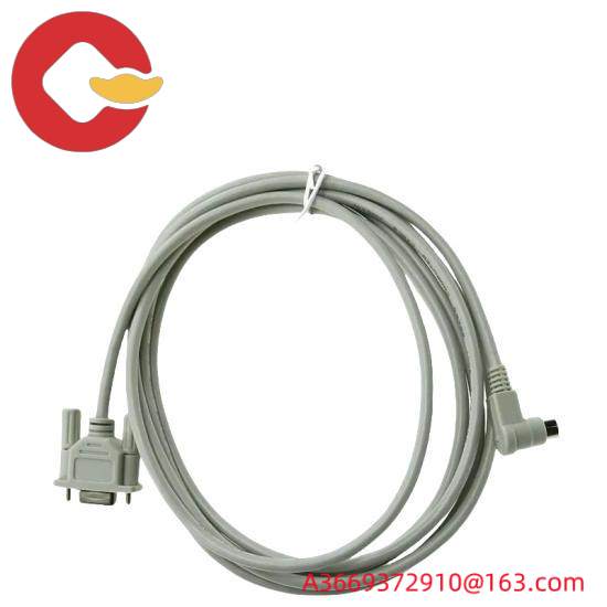 1761-CBL-PM02 8-Pin Mini DIN to 9-Pin D Shell RS232 Cable