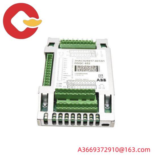 ABB DSQC652 3HAC025917-001/01 I/O Unit