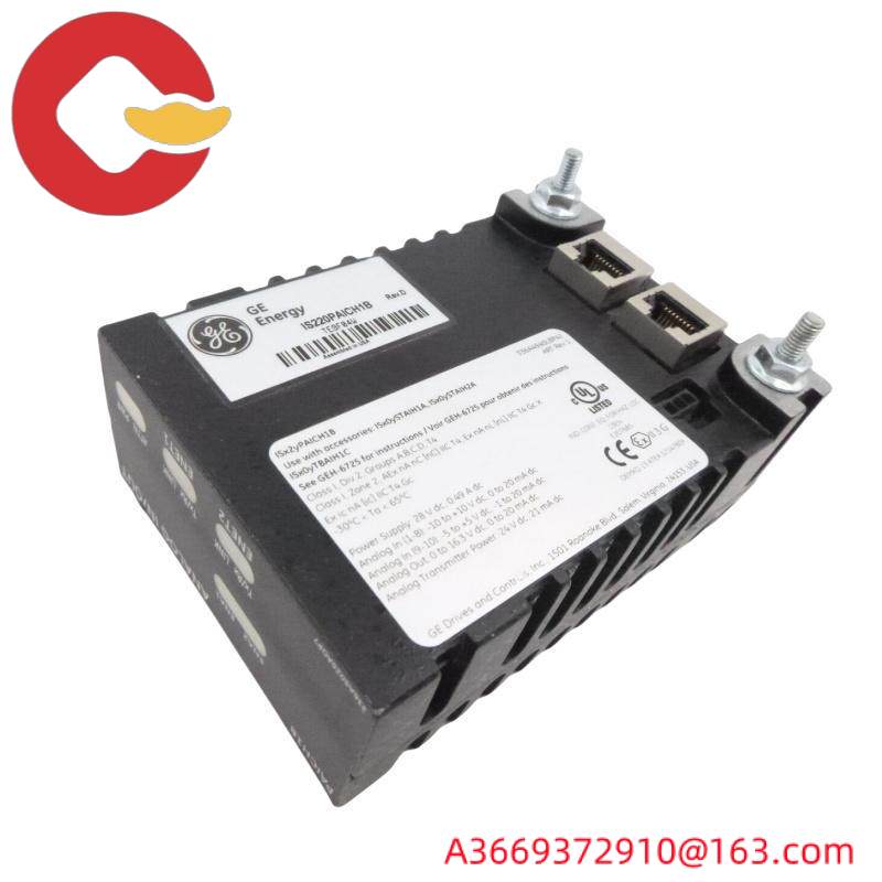 GE IS220PAICH1B 10 analog input and 2 analog outputs