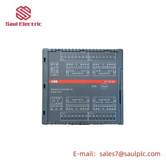 ABB 07DI92 WT92 GJR5252400R4101 Digital I/O module