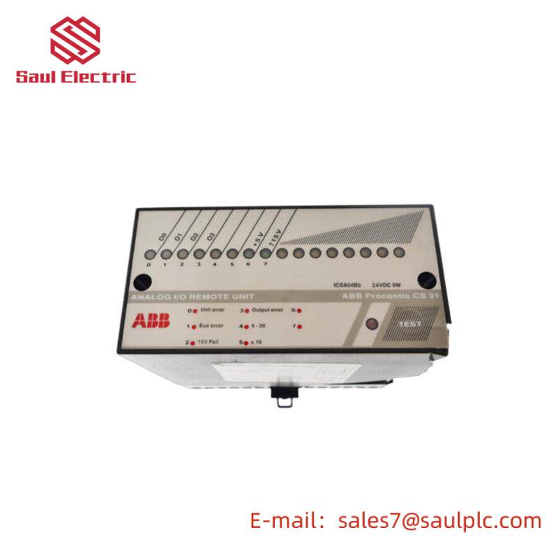 ABB ICSA04B5 ANALOG I/O REMOTE UNIT