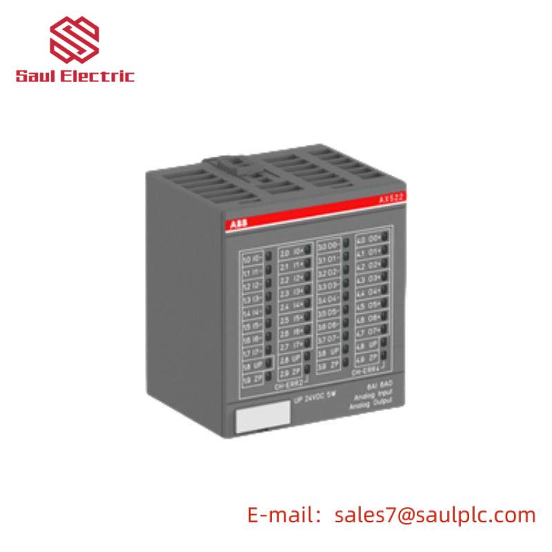 ABB AX522 8AI/8AO Power supply module