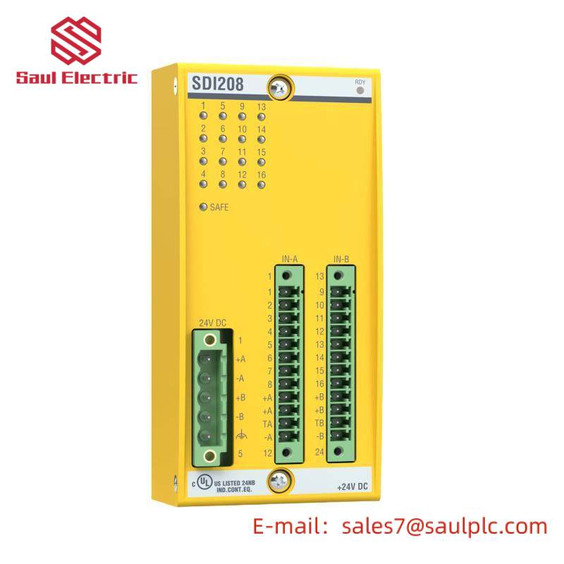 Bachmann SDI208 Safety Digital Input Module