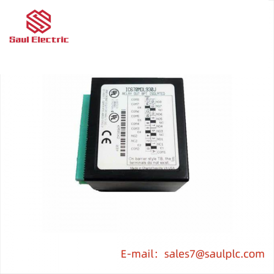 GE FANUC IC670MDL930 relay output module