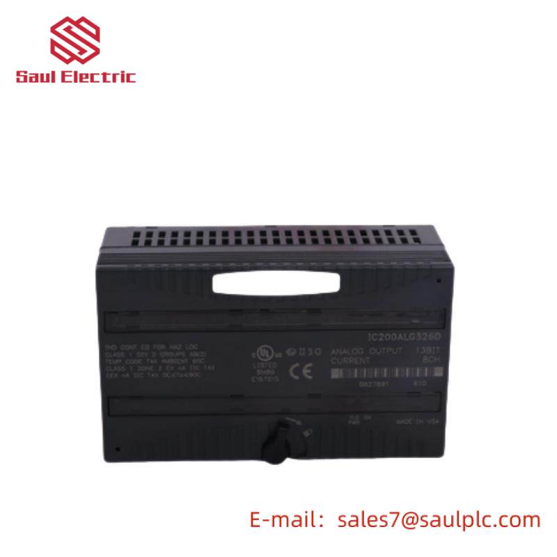 GE IC200ALG326D Analog Output Module