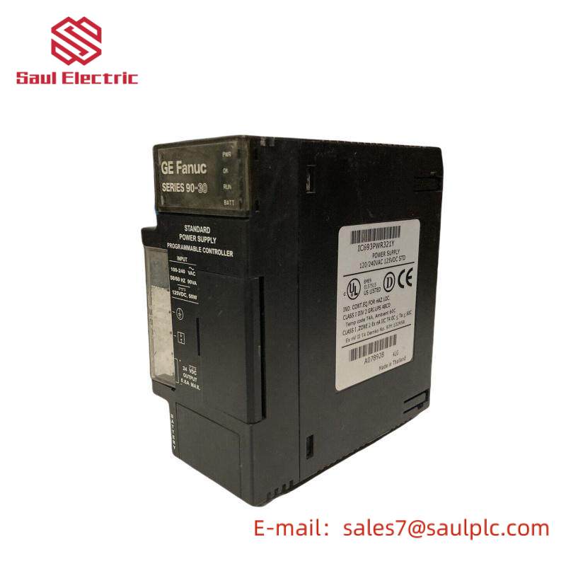 GE IC693PWR321Y standard power supply module