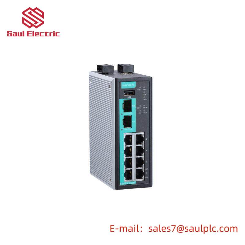 MOXA EDR-810-2GSFP Industrial Secure Router Switch