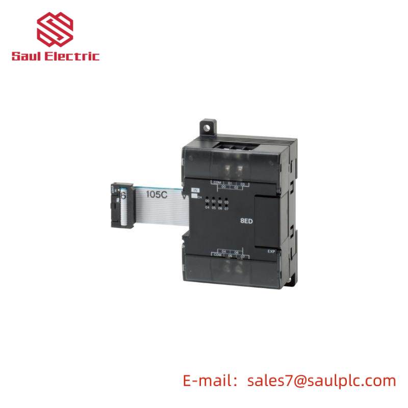 OMRON CP1W-8ER I/O expansion unit, 4 x thermocouple inputs type J, K