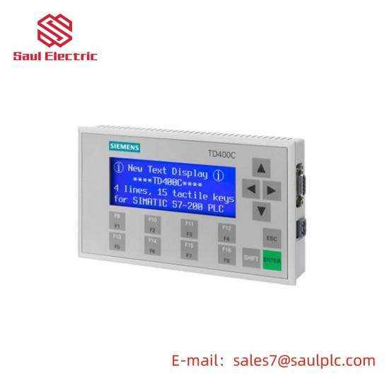 SIEMENS 6AV6 640-0AA00-0AX0 TD400C text display