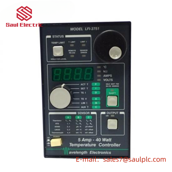 WAVELENGTH ELECTRONICS LFI-3751 TEMPERATURE CONTROLLER