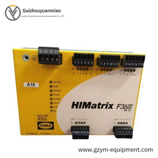 Hima F3 DIO 8/8 01  Hiamtrix F3 DIO 8/8 01 Control Module