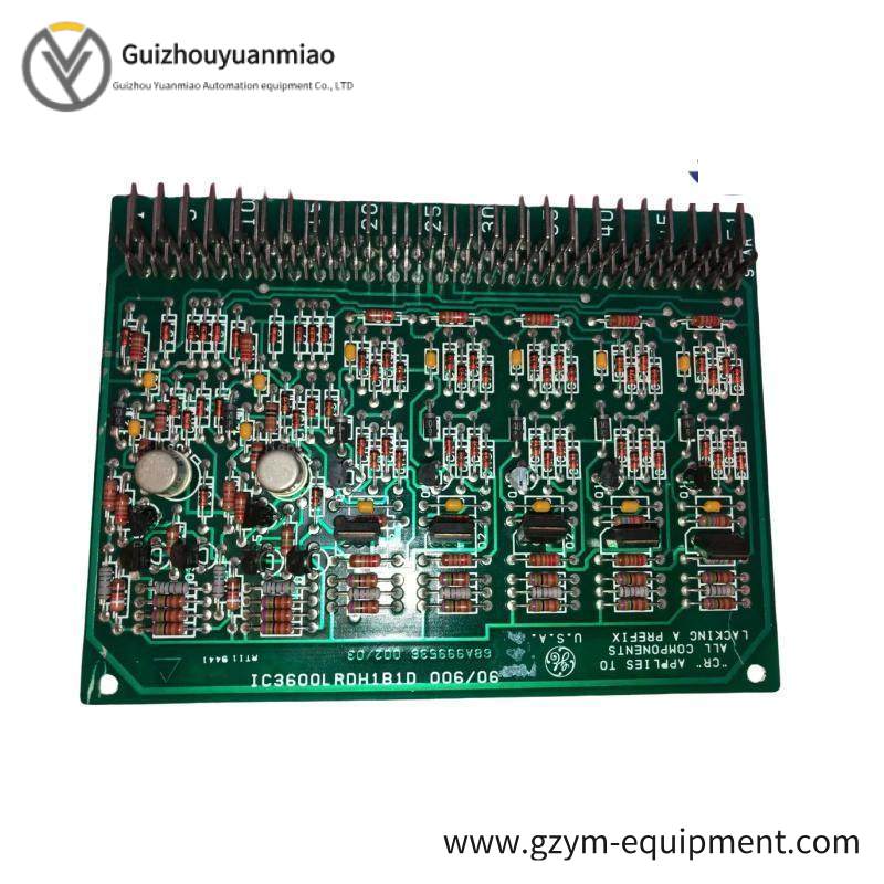 GE IC3600LRDH1B1D Relay Driver card