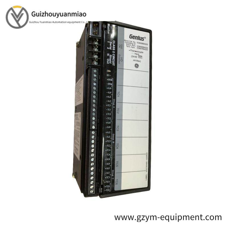 GE Fanuc IC660BBA023 I-O Thermocouple Input Block