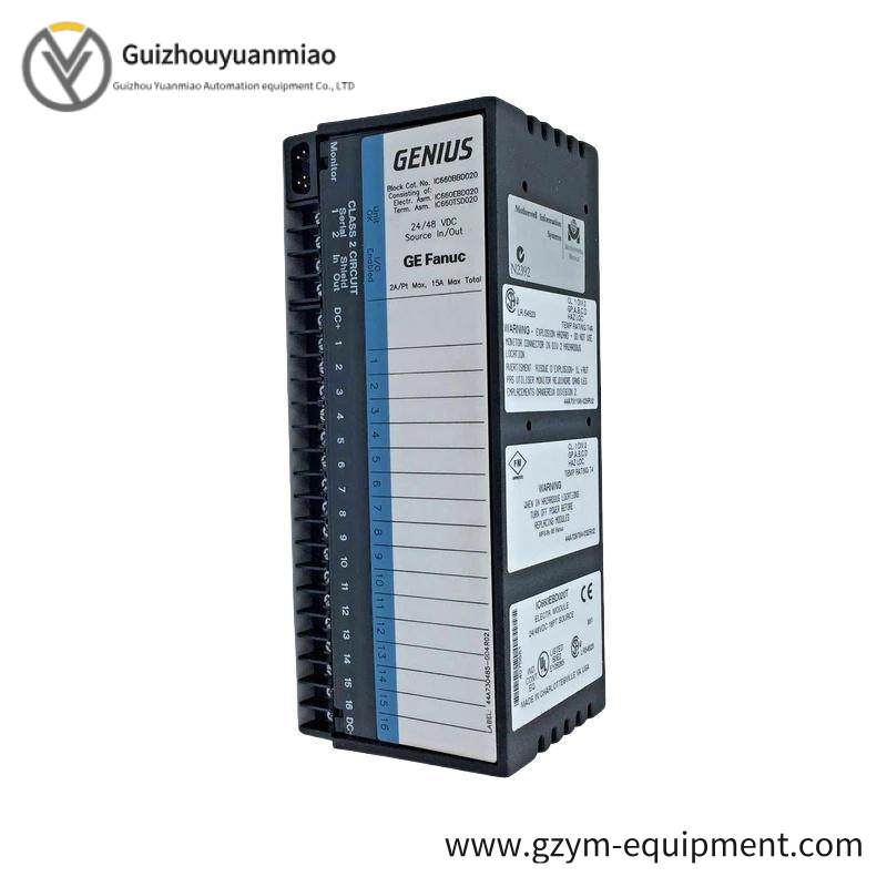 GE IC660BBD020 I/O Interface Block