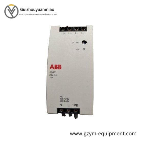 SD833 3BSC610066R1  Power Supply  ABB