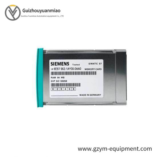 Siemens 6ES7952-0AF00-0AA0 RAM Memory Card