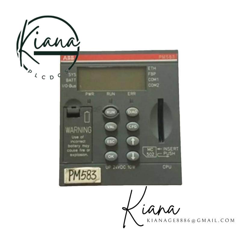 ABB AC500 CPU PM583-ETH High performance modular