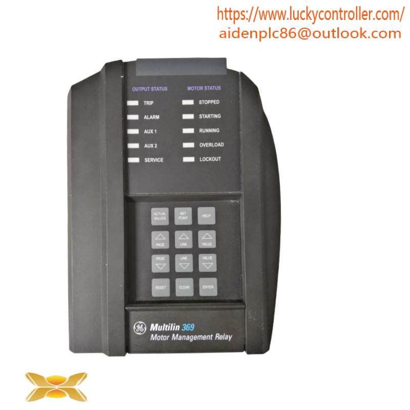 GE 369-HI-R-M-0-0 Motor Management Digital Relay