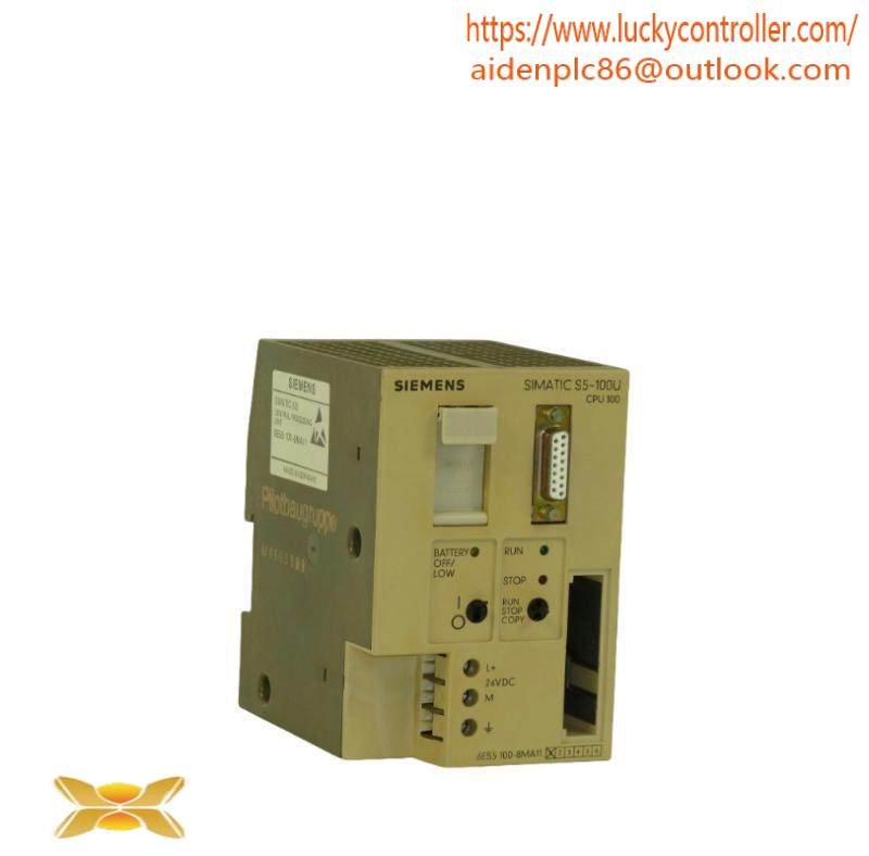 SIEMENS 6ES5100-8MA11 CPU 100 Processor Module