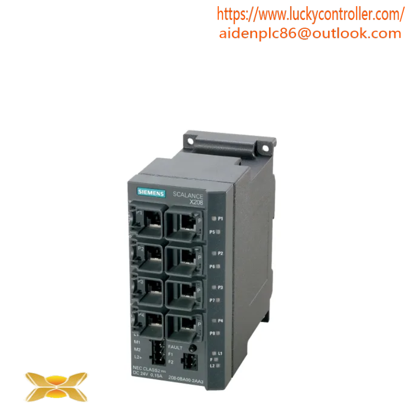 SIEMENS 6GK5208-0BA10-2AA3 SCALANCE X208