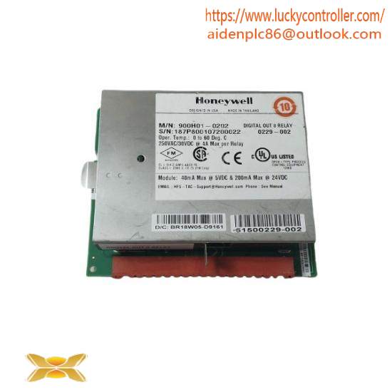 900H01-0202 Honeywell Digital Output, Relays, 8 Channel