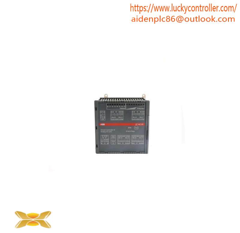 ABB 07AC91 12 GJR5252300R0101 ANALOG I/O UNIT