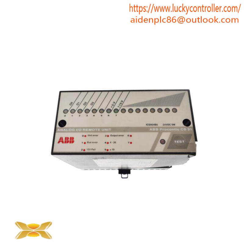 ABB ICSA04B5 ANALOG I/O REMOTE UNIT