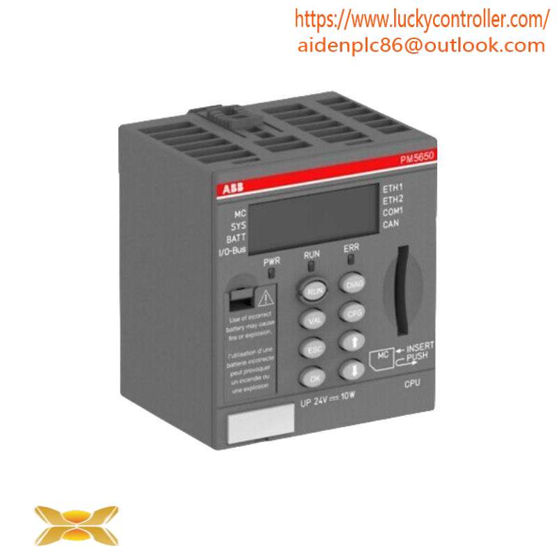 ABB PM5650-2ETH Central Processing Unit Module