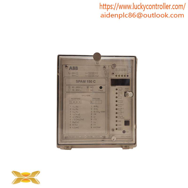 ABB SPAM-150C MOTOR PROTECTION RELAY