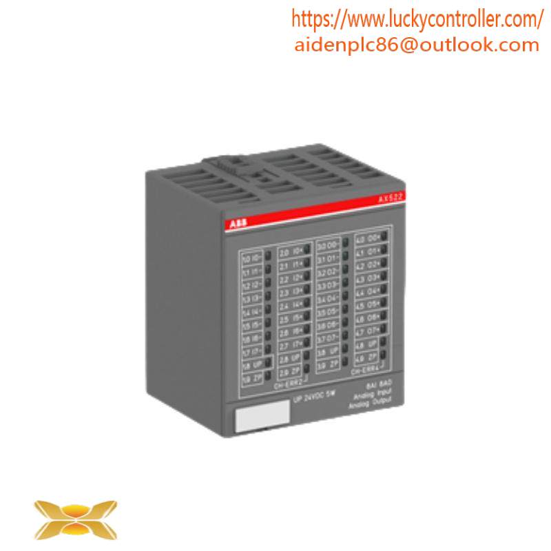 ABB AX522 8AI/8AO Power supply module